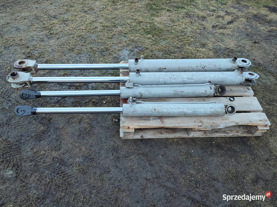 Siłownik hydrauliczny dwustronny sów 61 łuparka Sędziszów