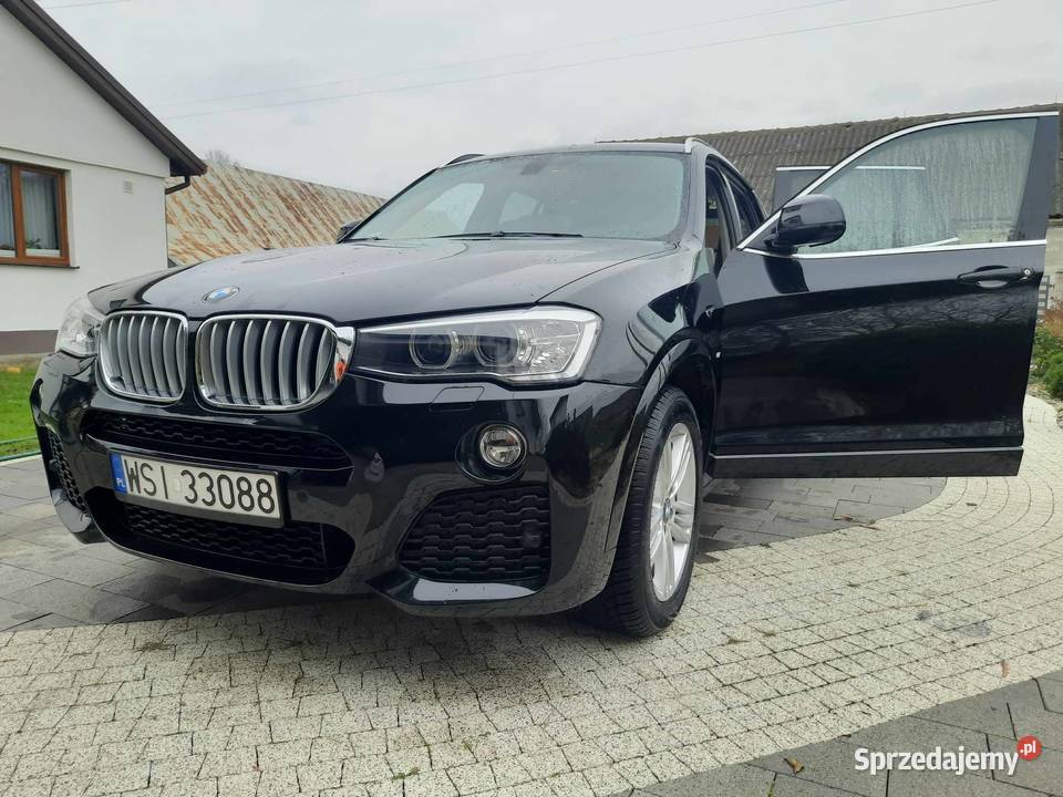 BMW X3 Mpakiet F25 LCI 2015r 20d automatyczna X3 Siedlce