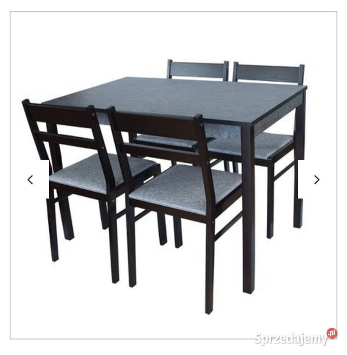 Zestaw 4 krzesła plus stół do jadalni i salonu