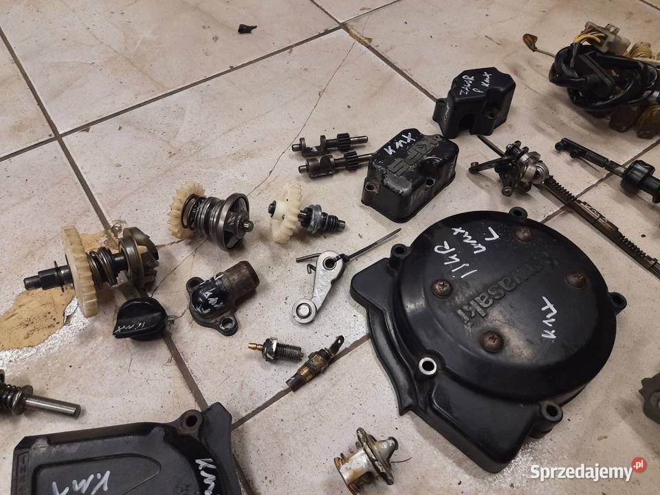 Kawasaki KMX 125 silnik części cylinder wał dolnośląskie Jelenia Góra sprzedam