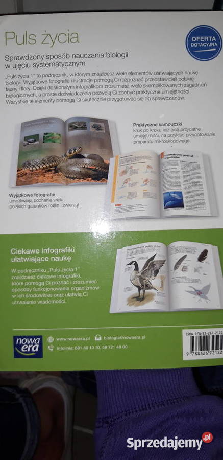 Puls życia 1 Nowa Era biologia Warszawa