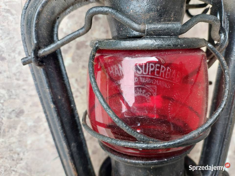 Stara lampa naftowa Feuerhand No 175 Super Baby pomorskie