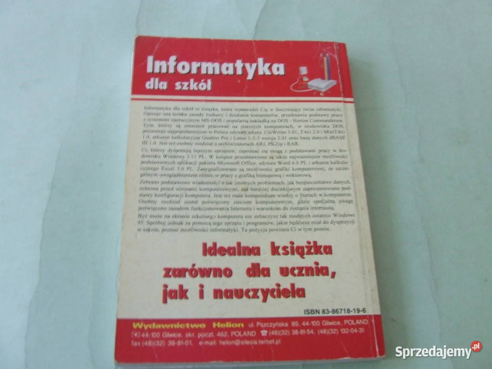Informatyka szkół Firefox nie klikaj w miękka Książki naukowe i popularnonaukowe dolnośląskie sprzedam