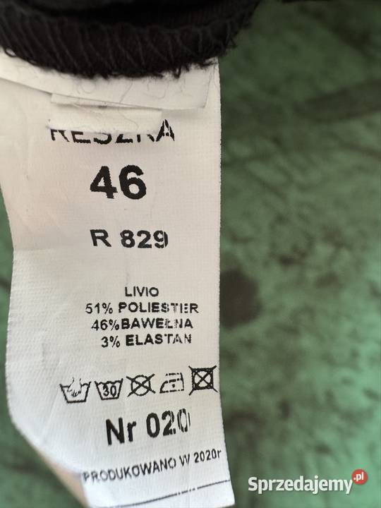 Spodnie damskie 46 Reszka z kieszeniami w kant