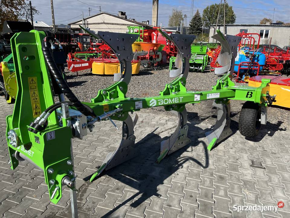 Pług 3 skibowy obrotowy BOMET AWEMAK Bareła nieuszkodzony Pługi Łosice