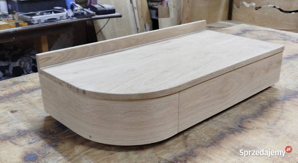 Toaletka konsola z drewna dębowego 17cm Postolice