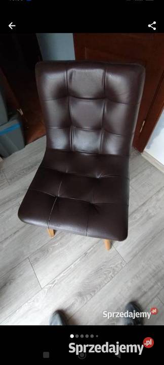 fotel biurowy brązowy krzesło Poznań