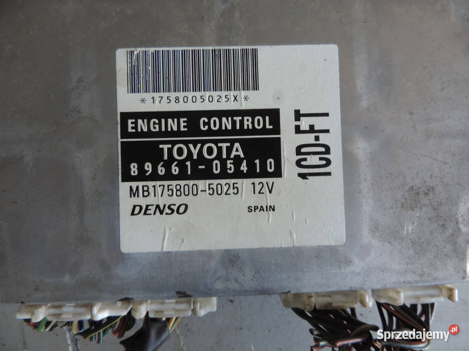 STEROWNIK 1CDFT TOYOTA 20D4D Nowy Sącz sprzedam