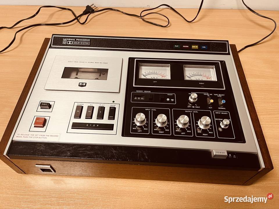 Unikatowy piękny Panasonic International RS 276 Magnetofony kujawsko-pomorskie Grudziądz