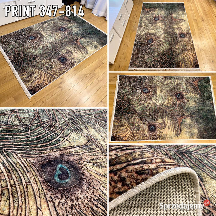 NOWOCZESNY DYWAN 130X190 PRINT 347814 CIENKI Białystok sprzedam