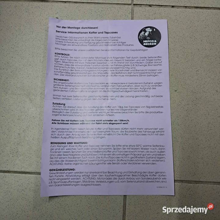 BMW F800ST zestaw Hepco Becker kufry stelaż