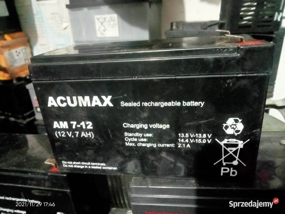 Akumulatory żelowe 12V 72Ah Łódź sprzedam