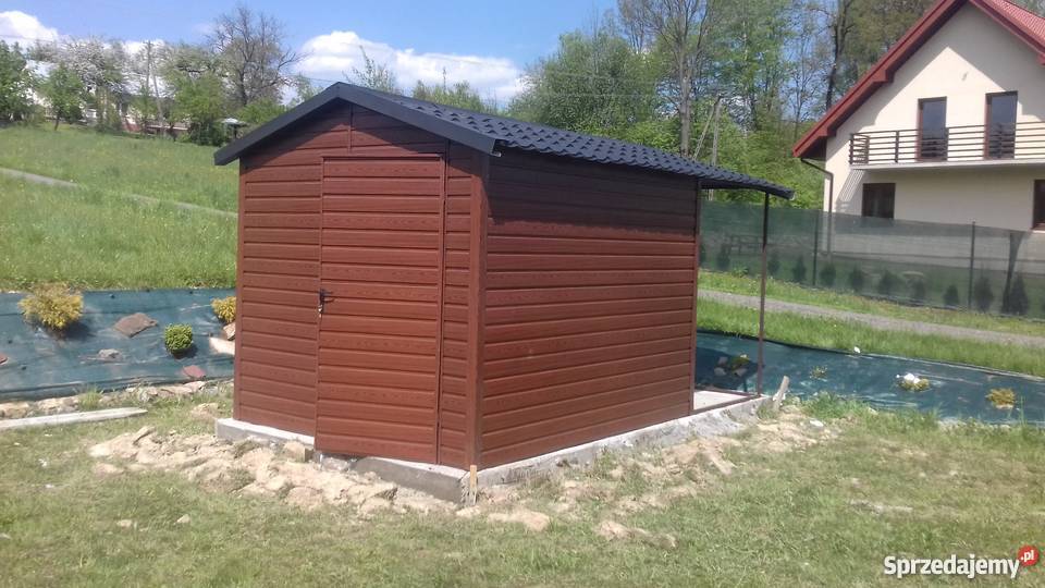 Garaż DREWNODPODOBNY 4x6 Garaze Blaszane Kraj Białystok sprzedam