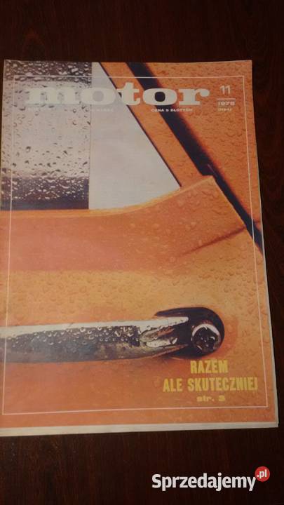 MOTOR 11 1975 ustawianie zapłonu 2079 Pozostałe Stalowa Wola