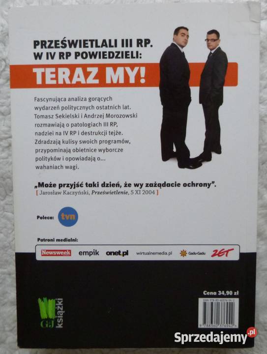 Teraz My prześwietlamy T Sekielski A Morozowski Warszawa