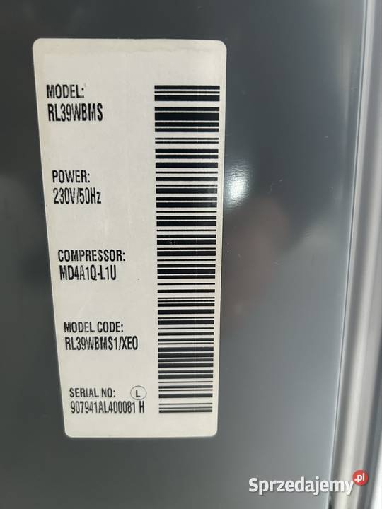 Lodówka Samsung no frost z dozownikiem na wodę śląskie Tarnowskie Góry