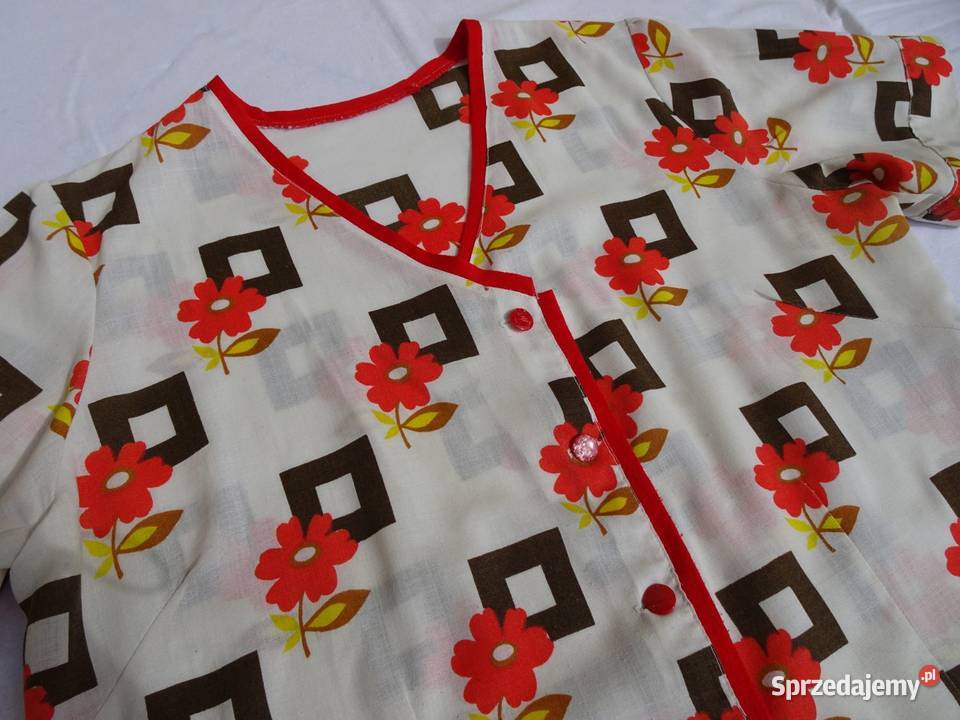 Ciekawa Bluzka Koszula na lato vintage 44 46 Nowy Sącz sprzedam