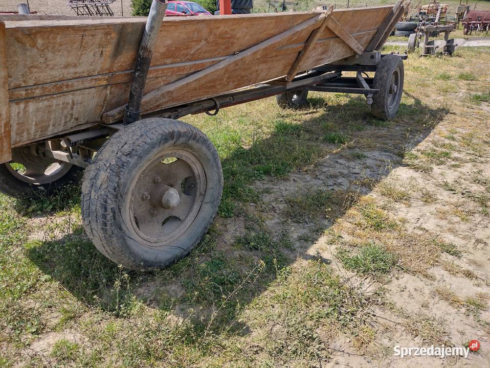 Wóz konny metalowy nieuszkodzony Spławy Pierwsze