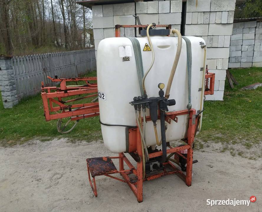 Opryskiwacz 400l 10m lance beczka cała kompletny nieuszkodzony Szczucin