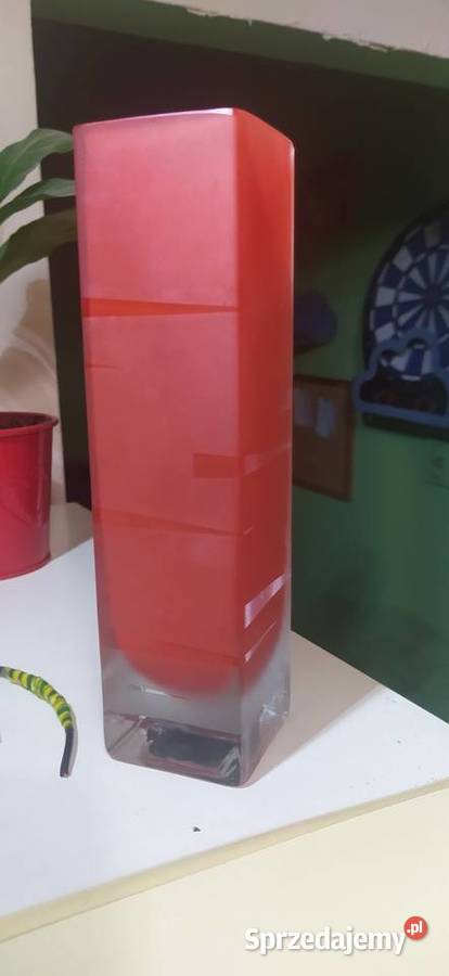 Wazon w stylu Murano Sommerso Vintage Prl Chorzów