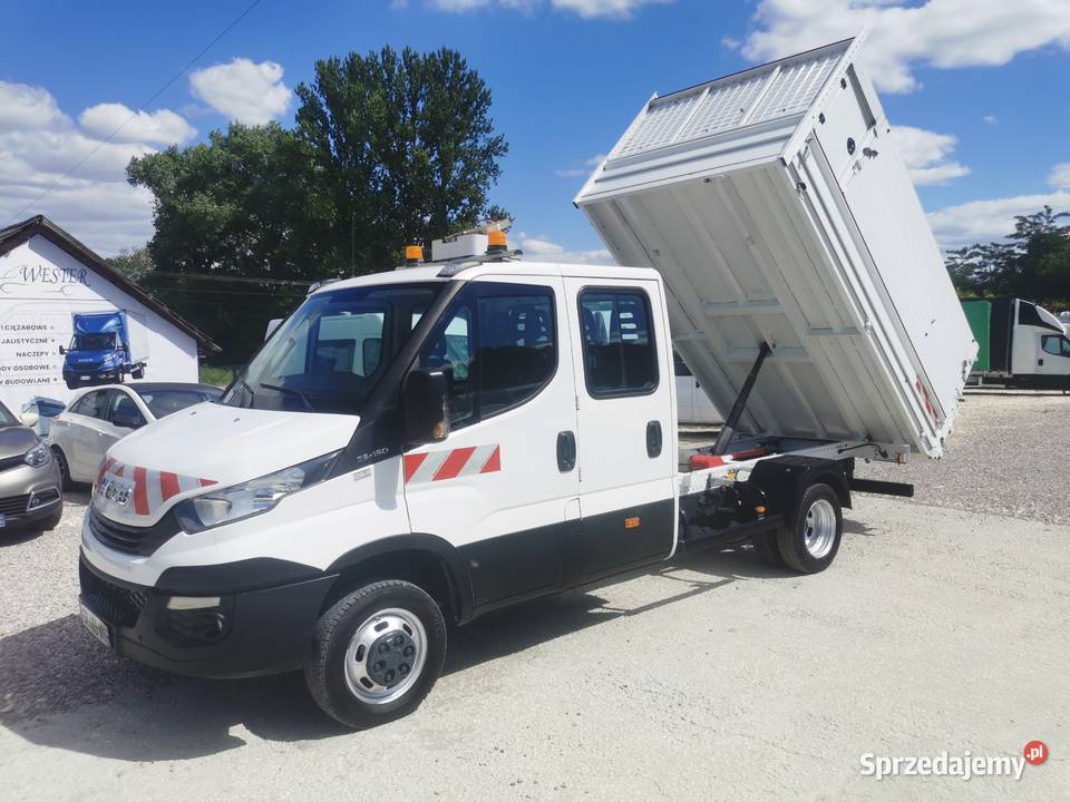 Iveco Daily 35C15 Brygadówka wywrotka 30 150 hak małopolskie Książ Wielki