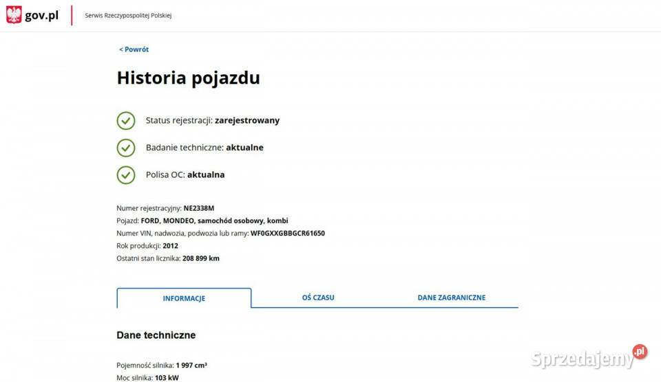 Ford Mondeo Titannium Diesel Zarejestrowany wspomaganie kierownicy Elbląg sprzedam