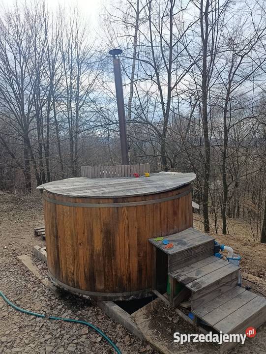 Ruska balia ogrodowa gorąca beczka z piecem 200 Gorlice