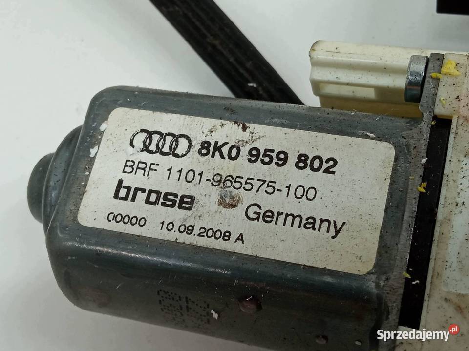 MECHANIZM SZYBY PRAWY PRZÓD 8K0959802 Audi A4 IV