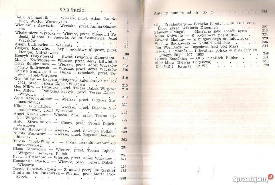 LITERATURA NA ŚWIECIE 1984 10 159 Warszawa