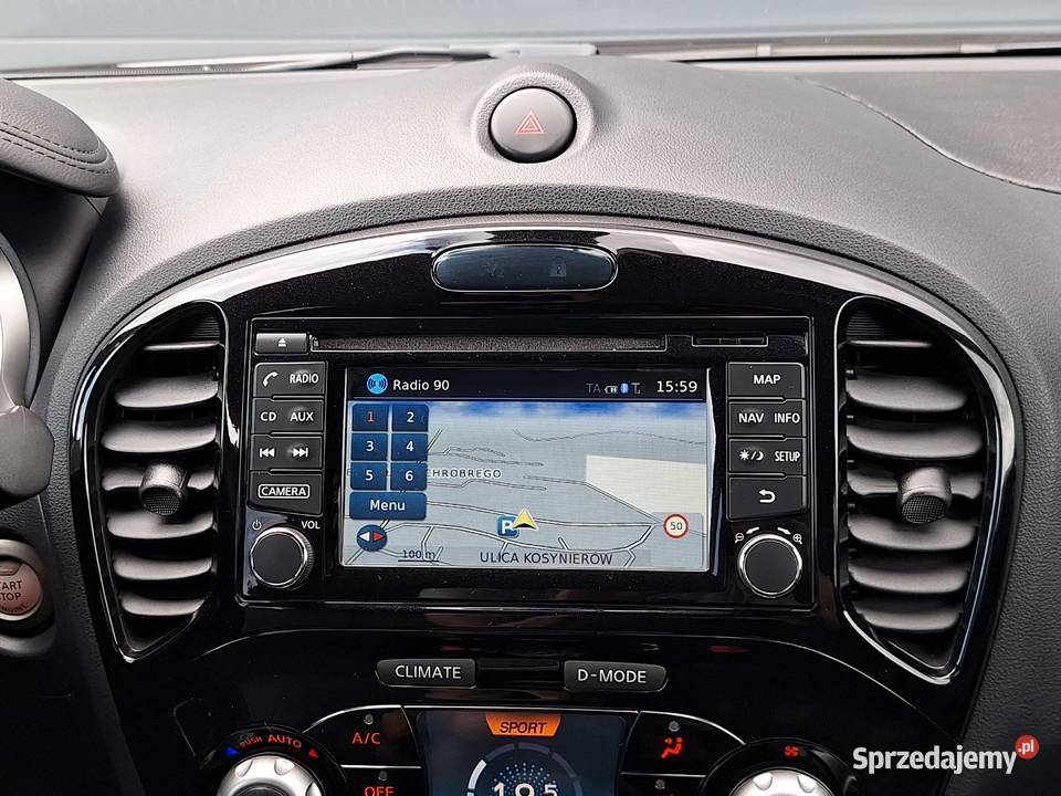 Nissan Juke 12 Benzyna 2018r Nawigacja Kamera nieuszkodzony śląskie