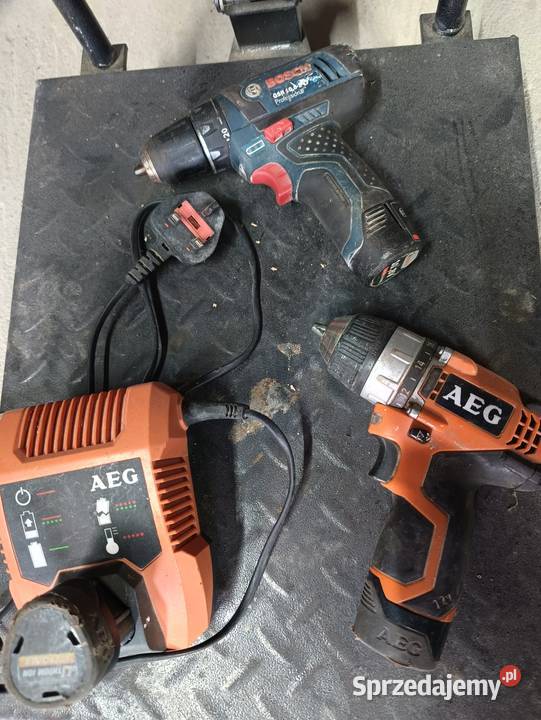 Wkrętarka akumulatorowa AEG i Bosch Wiertarki i wkrętarki Sandomierz
