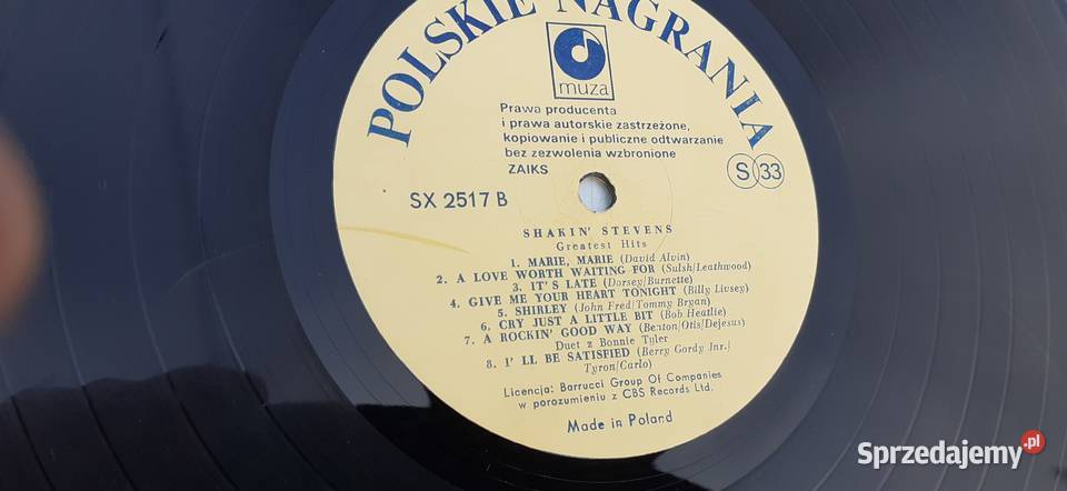 Shakin Stevens Greates HitswinylPRL pop kujawsko-pomorskie