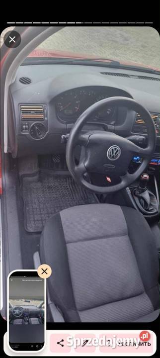 VW Golf IV Ben 16 16v uszkodzony Człuchów