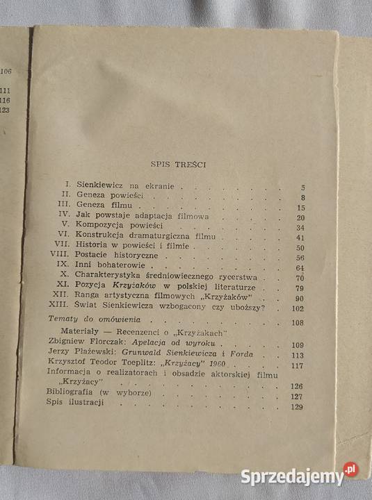 Krzyżacy Biblioteka analiz literackich podlaskie Hajnówka