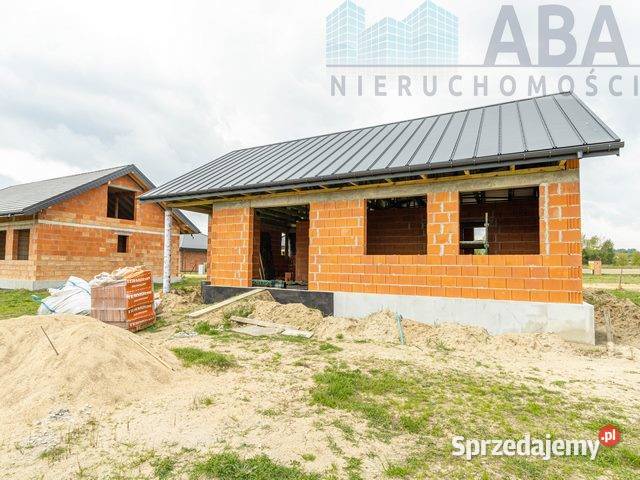Dom w stanie surowym otwartym Obrzębin gm Turek
