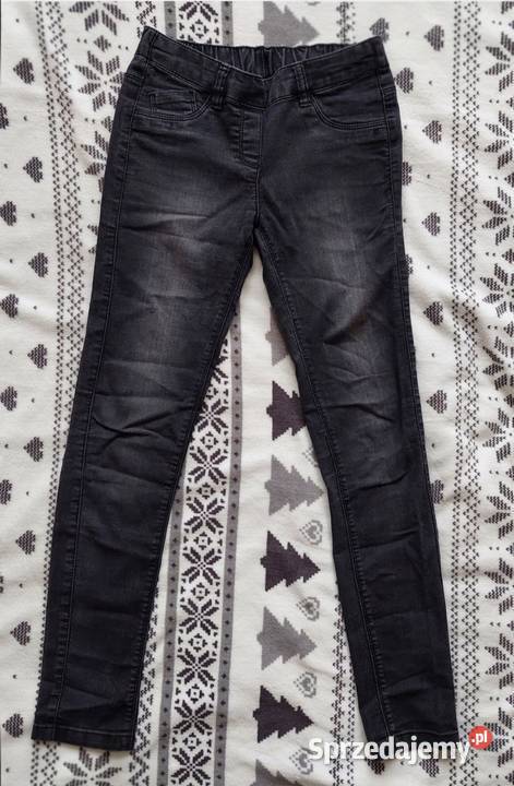 Czarne rurki jeans czarny pomorskie Siemianice