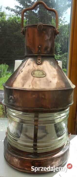 Wielka lampa morska angielska Warszawa sprzedam