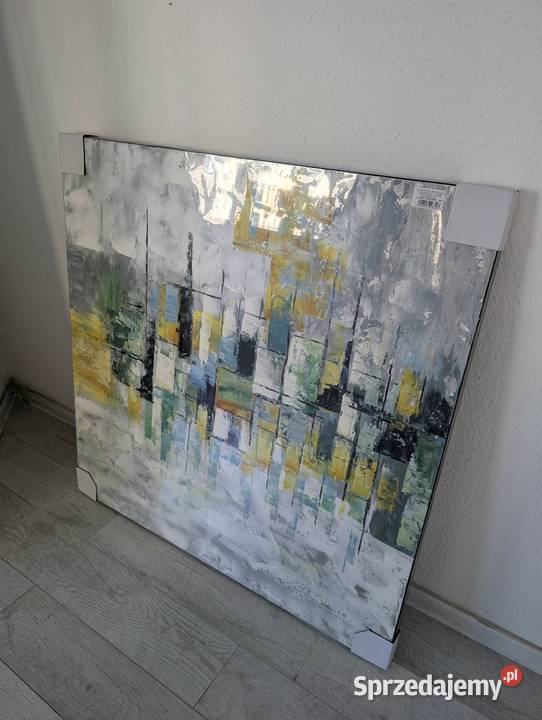 ręcznie malowany obraz na płótnie Szczecin