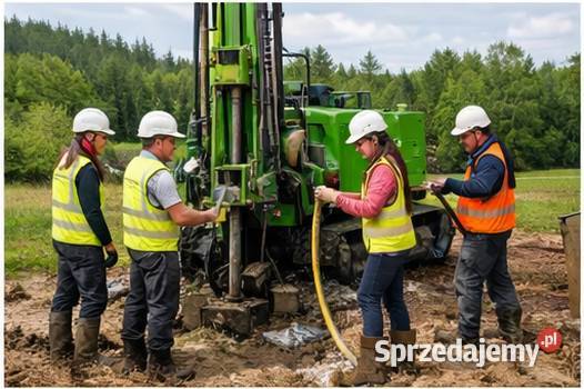 odwierty pod pompę ciepła gruntowa pompa Tuszyn