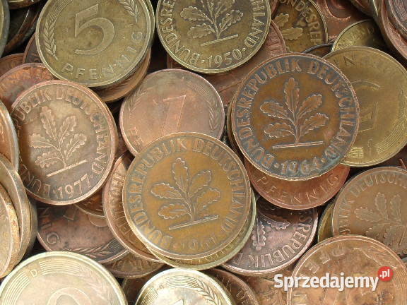 Stare Monety pfennig 1 2 5 i 10 Pfennig 600 Wrocław