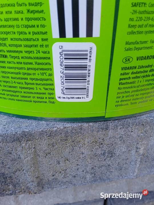 Vidaron impregnat ochronno dekoracyjny ogrodowy Wieliczka sprzedam