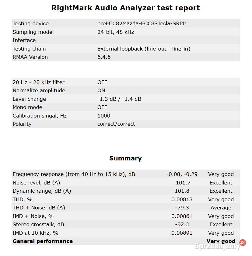 Przedwzmacniacz lampowy 2x ECC82 2x ECC88 SRPP Piaseczno
