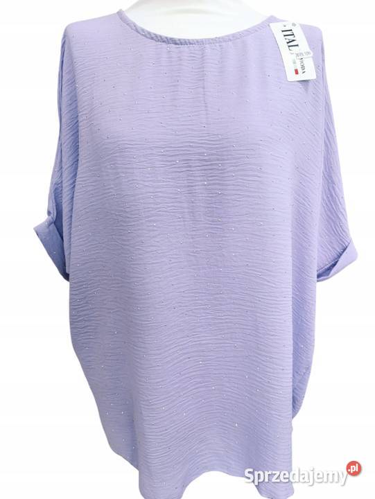 Bluzka damska z kryształkami Duże rozmiary Pątnów