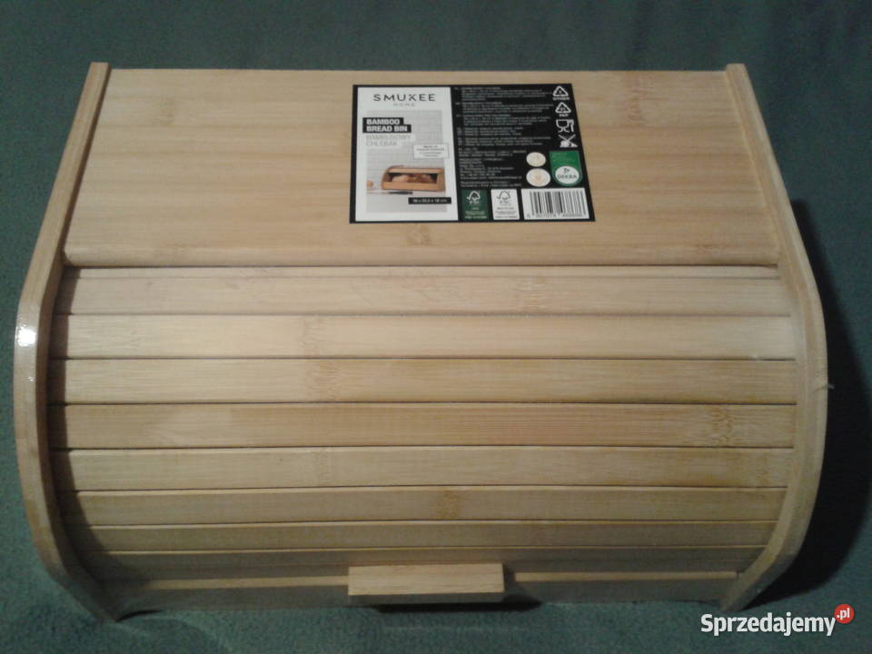 Smukee CHLEBAK bambusowy z roletą NOWY opolskie Wołczyn