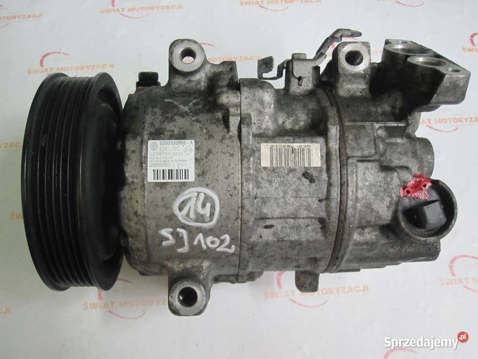 SCENIC 16 16V K4M858 110 10r sprężarka osobowe sprzedam