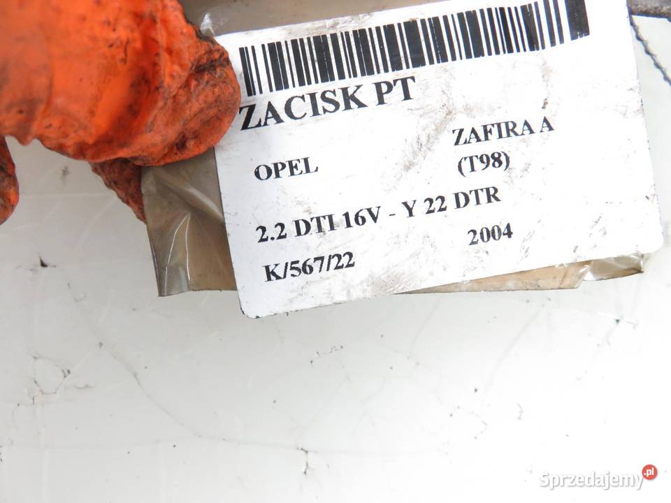 ZACISK PRAWY TYŁ OPEL ZAFIRA A 22 DTI 16V