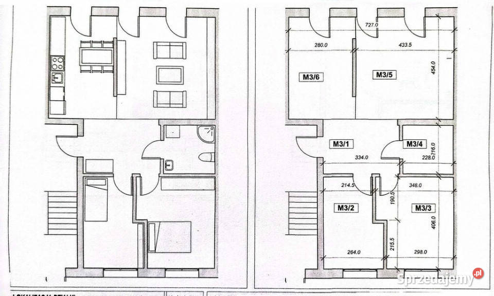 Rurzyca mieszkanie 3 pokojowe stan deweloperski Liczba pokoi 3 Sprzedaż