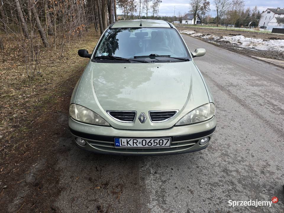 Renault megane 14b 2002r 215 przebiegu