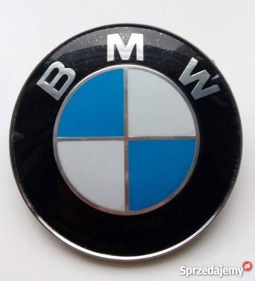 Emblematy BMW 82mm, 74mm na maskę, klapę i dekielki na