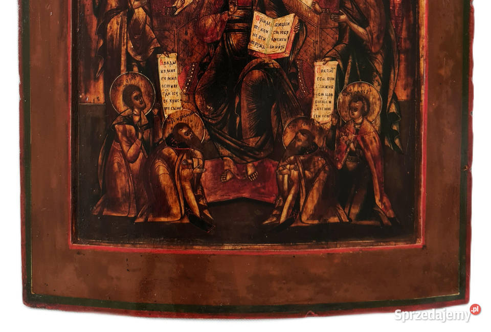 Ikona Deesis I poł XIX wieku 0078 Warszawa